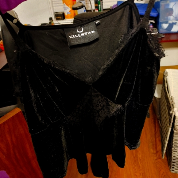 Killstar Tops - Killstar cute black top